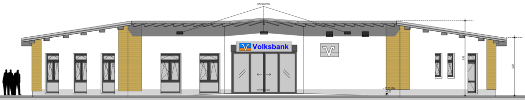 Neubau einer Volksbank in Hille
